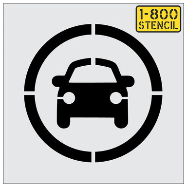 46" Safeway Car Symbol Stencil