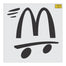 48" McDonalds SPEEDY Arch Stencil