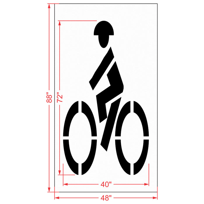 72" Bike Lane Stencil