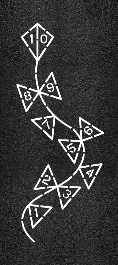 237"x96" Kite Hopscotch Stencil