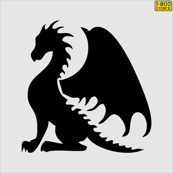 46"x45" Dragon Stencil