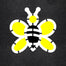 38"x38" Bee Animal Stencil