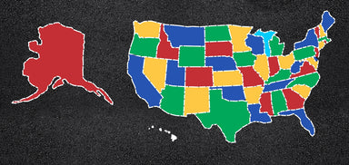 162"x254" Medium United States Map Stencil