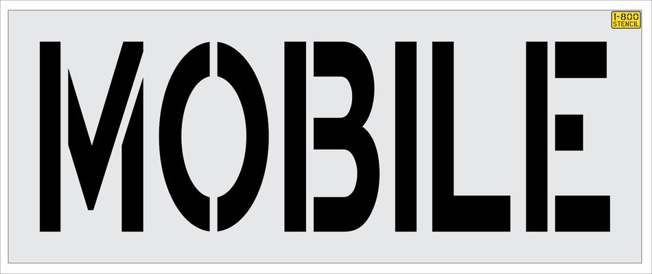 36" Retail MOBILE Stencil