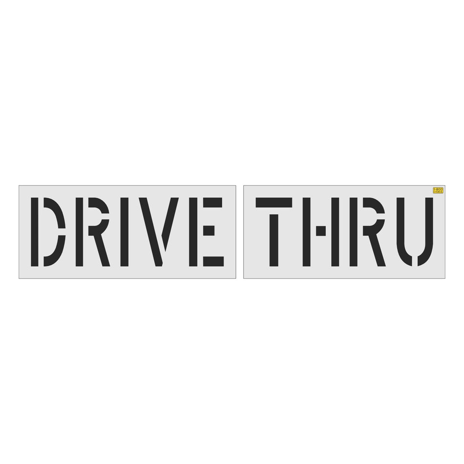 18" Retail DRIVE THRU Stencil
