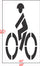 72"x 40" Georgia DOT Bike Lane Symbol Stencil