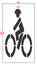 72" Massachusetts DOT Bike Rider Symbol Stencil