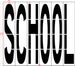100" Montana DOT SCHOOL Stencil