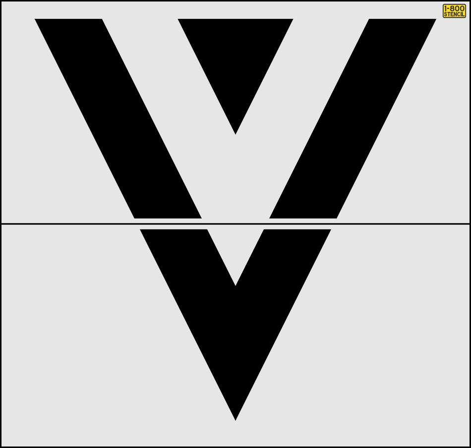 72" Montana DOT Speed Hump Stencil