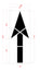 114" New Hampshire DOT Straight Arrow Stencil