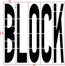 96" New Jersey DOT BLOCK Stencil