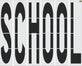 96" Ohio DOT SCHOOL Stencil
