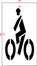 72" Portland DOT Bike Rider Symbol Stencil