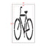 72" Portland DOT Bike Symbol Stencil