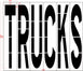 96" San Antonio DOT TRUCKS Stencil