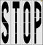 100" South Carolina DOT STOP Stencil