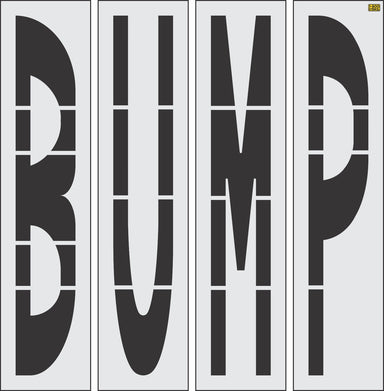 96" Virginia DOT BUMP Stencil