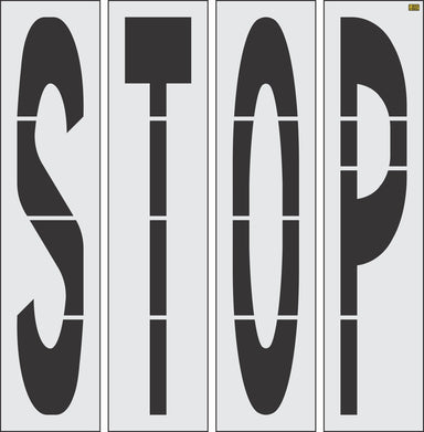 96" Virginia DOT STOP Stencil