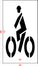 72" Vermont DOT Bike Lane Symbol Stencil