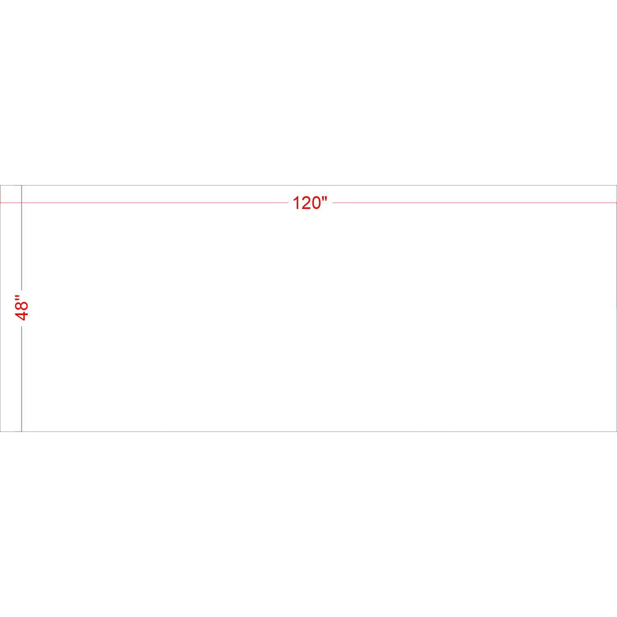 48 inch by 120 inch stencil material sheet for custom pavement marking and commercial striping applications