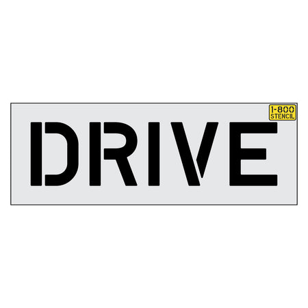 10 inch DRIVE stencil