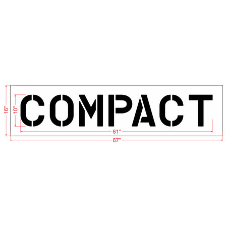 10 inch COMPACT stencil