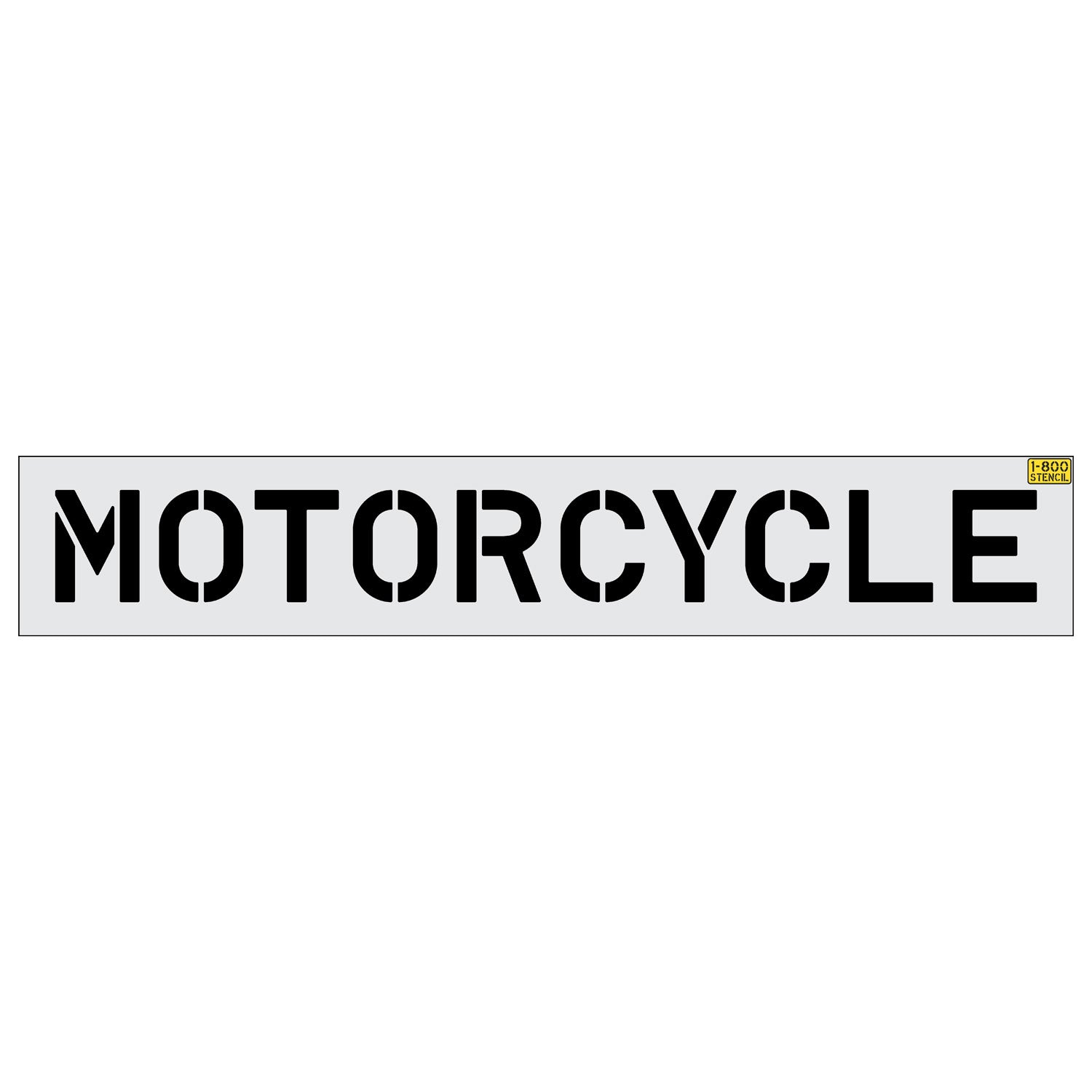 10 inch MOTORCYCLE stencil