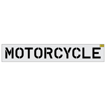 10 inch MOTORCYCLE stencil