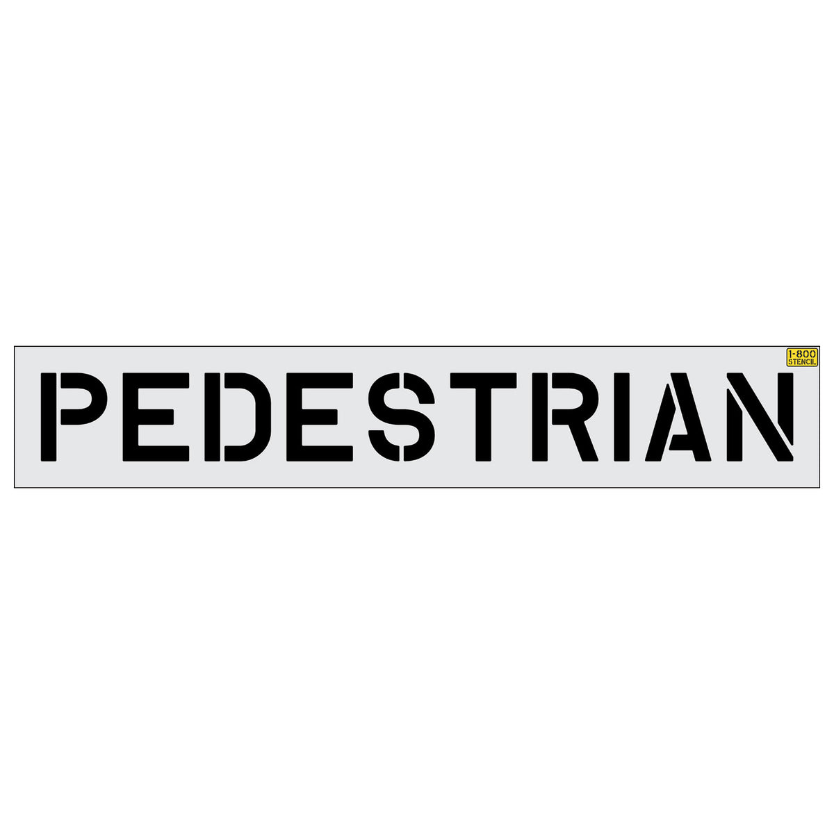 10 inch PEDESTRIAN stencil