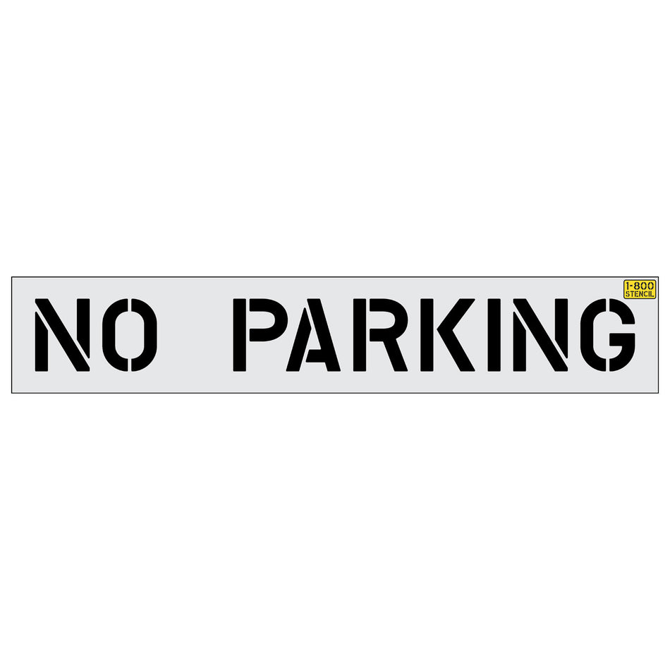 10" NO PARKING Stencil