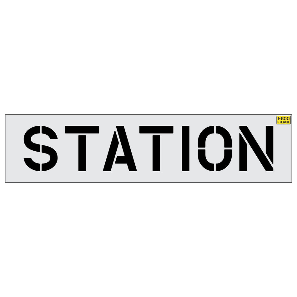 12" STATION Stencil