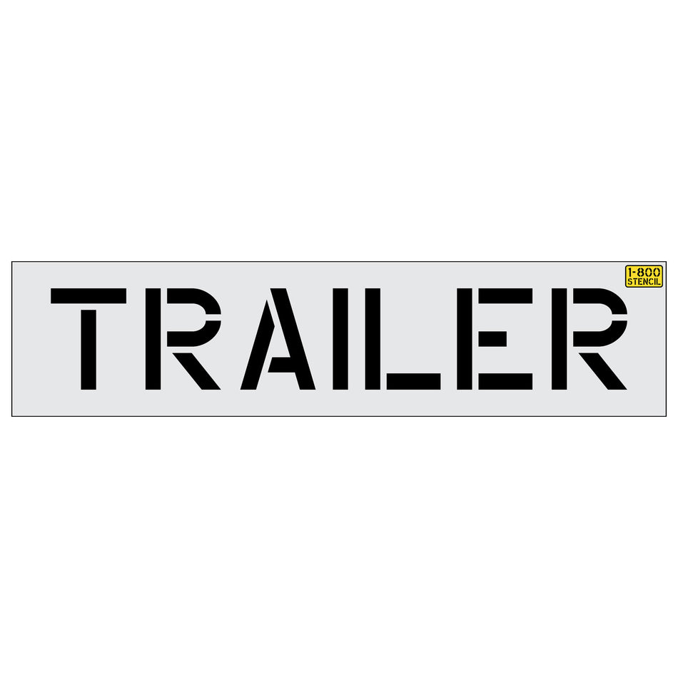 12" TRAILER Stencil