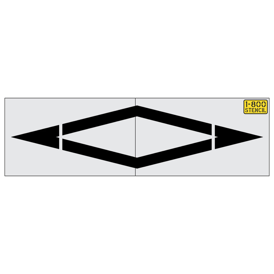 156" MUTCD Bike Lane Stencil