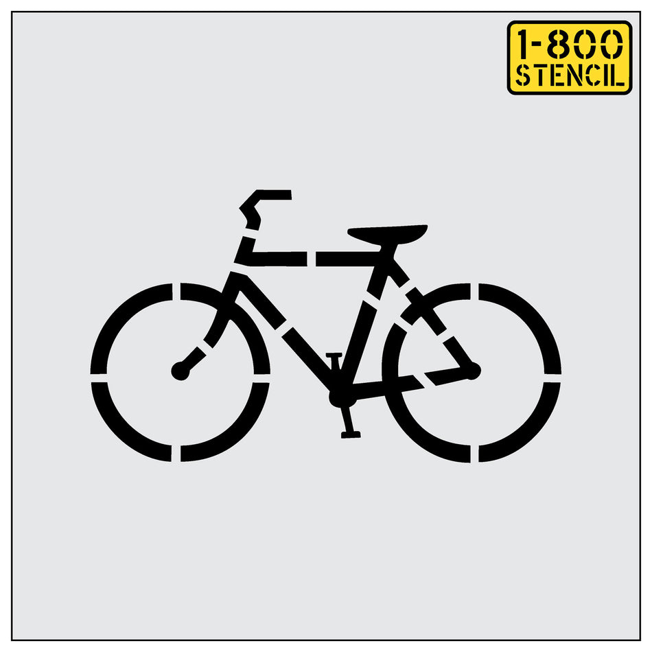 18" Bike Symbol Stencil