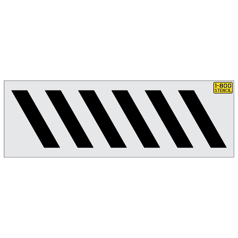 24" Speed Bump Line Stencil