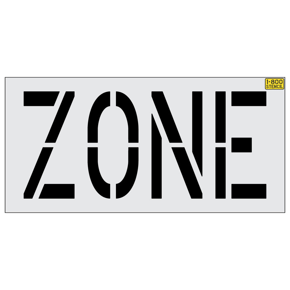 24" ZONE Stencil