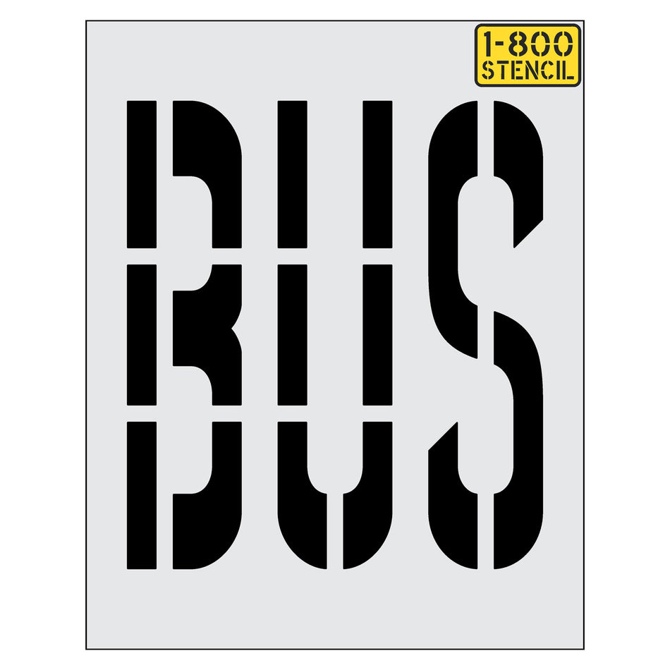 36" BUS Stencil