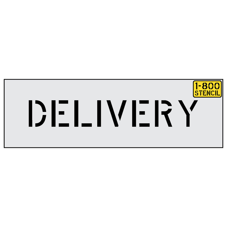 4" DELIVERY Stencil