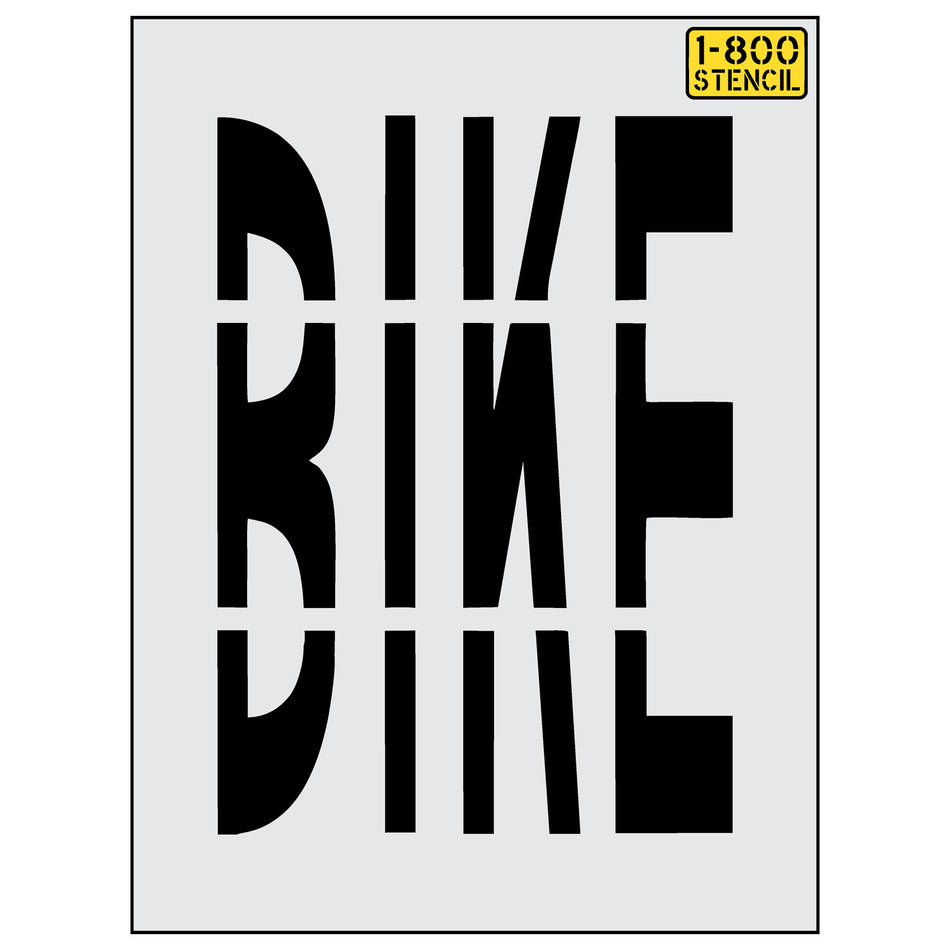 44" BIKE Stencil