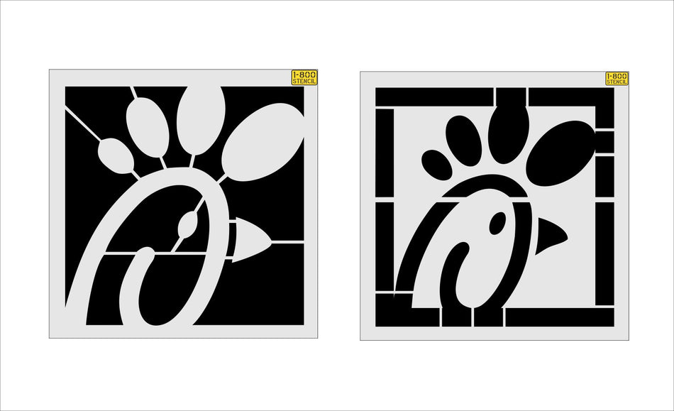 48" Chick-Fil-a Logo Stencil