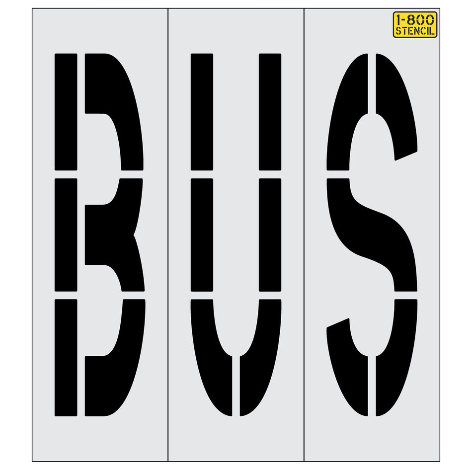 48" BUS Stencil