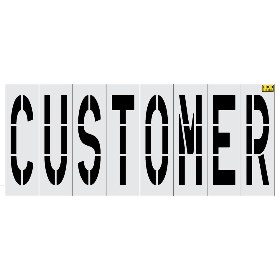 48" CUSTOMER Stencil