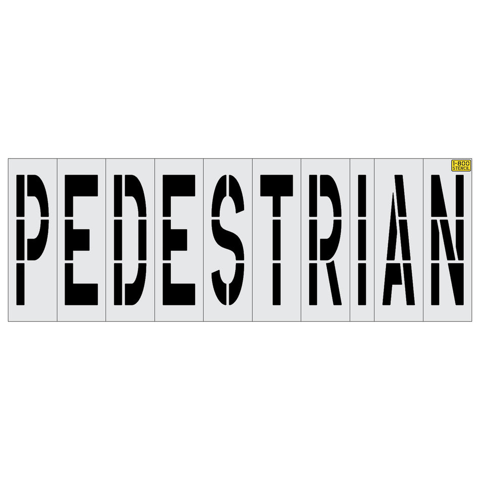 48" PEDESTRIAN Stencil