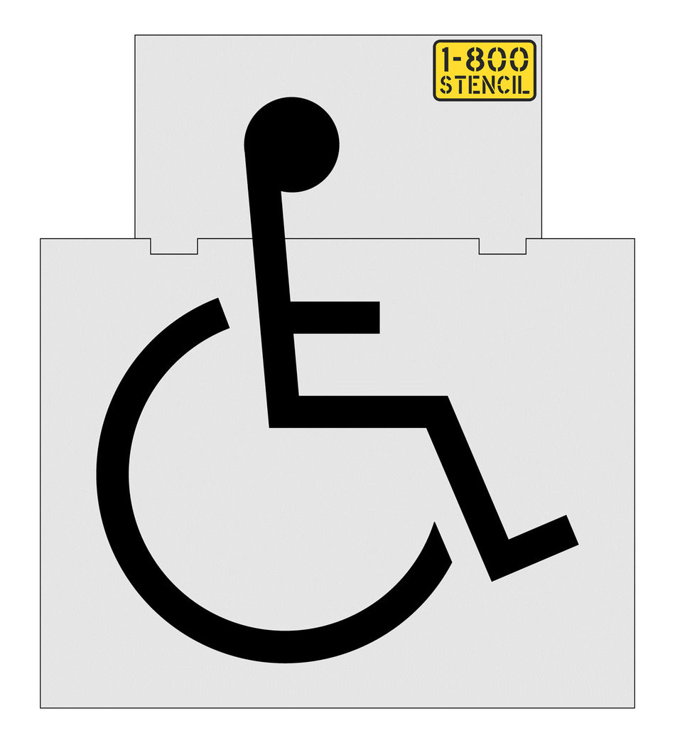 72" ADA Handicap Stencil