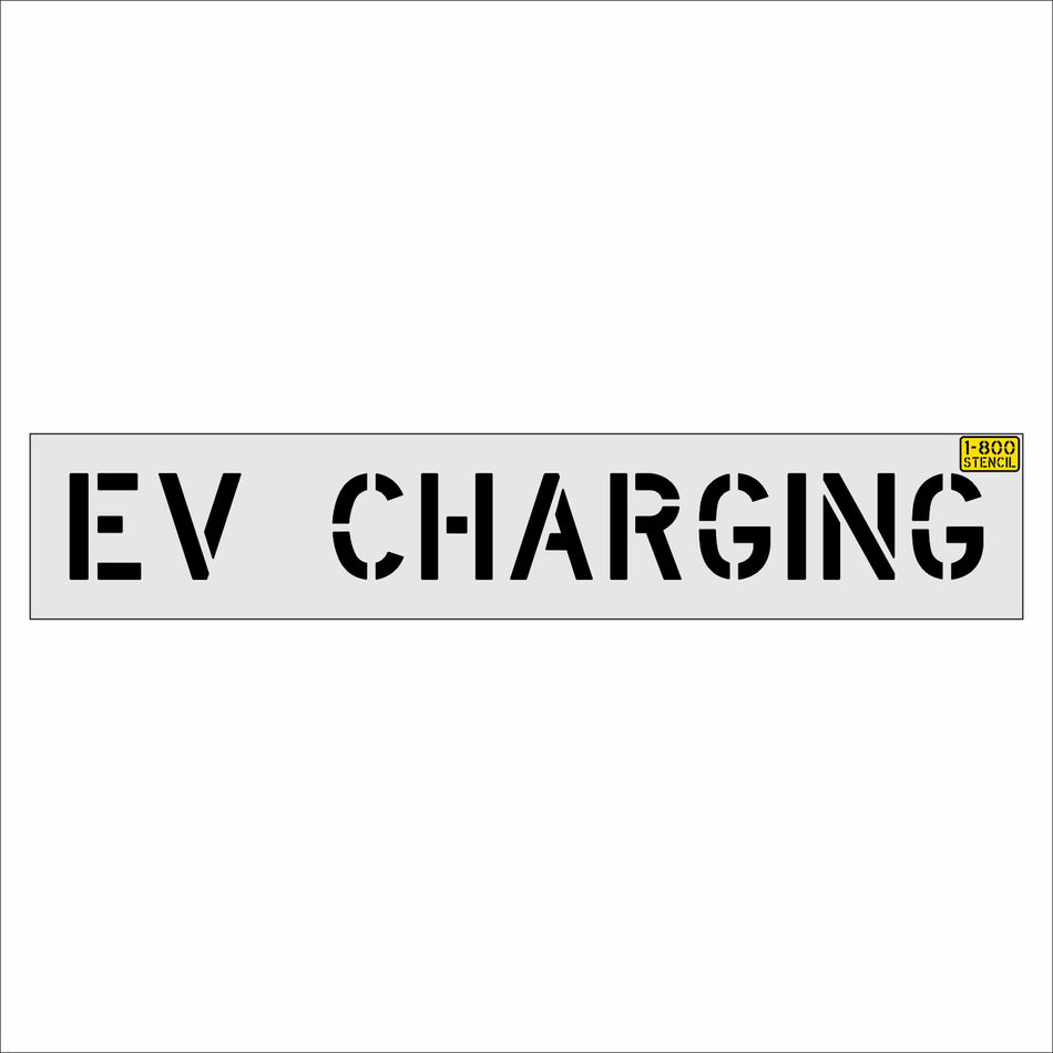 8 Inch EV CHARGING Stencil