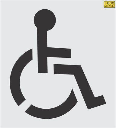 36" Handicap Stencil