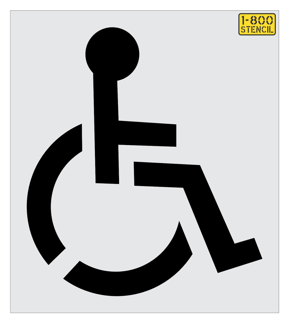 48" Handicap Stencil