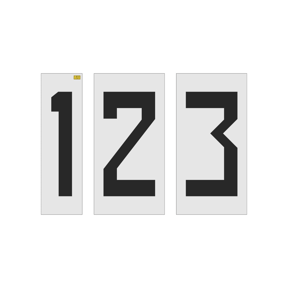 18" FAA Helipad Number Kit