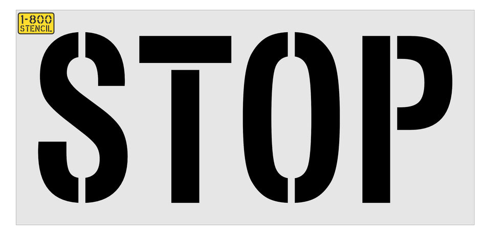 24" Walgreens STOP Stencil