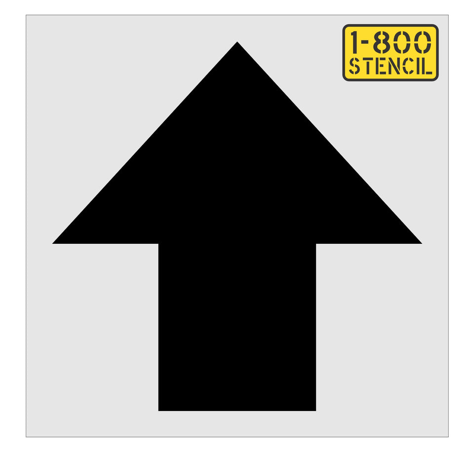 42" Walgreens Straight Arrow Stencil